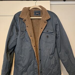 Roark Blue Jacket with Tan Lining